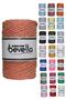 Scalloped Macrame Thread 3mm Single Twist Scalloped Cotton Macrame Thread Salmon