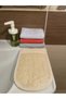 Natural Pumpkin Fiber Set of 2 Body Back Bath & Shower Gloves Body Scrub - 2