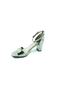 Single Strap Heeled Women's Shoes 61 08 Platinum-mirror - 2