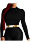 Women's Gold Metal Belt - 2