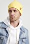 Men's Young Impressive Yellow Hat Beret - Sports, Comfortable, 100% Cotton, Handmade, Domestic Production Difference - 5