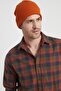 Men's Young Brick Orange Hat Beret - Sports, Comfortable, 100% Cotton, Handmade, Domestic Production Difference - 2