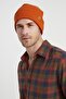 Men's Young Brick Orange Hat Beret - Sports, Comfortable, 100% Cotton, Handmade, Domestic Production Difference - 4