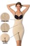 Women's Agraffiti Full Body Corset Skin Color - 3