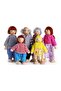 Wooden Miniature Dolls Family Set