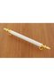 5 Pieces Gold Gold and White Body 96 Mm Dove Handles and Screws Included - 2