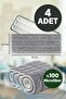 Tablet Mob Mikrofiber Yedek Bez 4 Adet