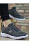 Unisex Ultra Light White Sole Gray Walking Running Casual Sports Shoes - 2