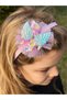 Design Luxury Jewelled Winged Shiny Unicorn Ornate Sequin Children's Crown Tulle Crown Pink Rainbow - 2
