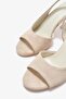 Pera Beige Genuine Leather Women's Heeled Shoes - 4