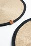 2 Pieces 32cm Round Black Striped American Service Wicker Jute Braid Charger Presentation Set - 4