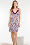 Cotton Lady Blue Floral Nightgown 6177