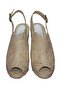 Summer Linen Wedge Heel Sandals - 2
