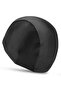 Adult Black Lycra 10 Pcs Bonnet Pool Sea Swimming Cap - 2