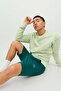 Men's Sweat Combed Cotton Daily Shorts - 12228647 - 2