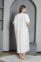 100% Cotton Combed Cotton Short Sleeve Plus Size Mother's Nightgown 140 - 5