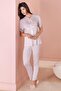 Women's 733 Combed Cotton 3-Piece Maternity Pajama Set