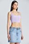 2552 Lilac Blouse with Rings on the Back