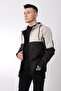 Style Combination Black Piece Hooded Seasonal Coat Pldp 2907 - 4