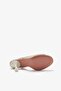Pera Beige Genuine Leather Women's Heeled Shoes - 5