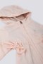 U.S. Polo Assn Light Shades Light Salmon Baby Girl Raincoat - 2