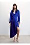 Satin Dress with Side Slit - 2