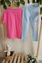 Short Sleeve T-shirt Capri Tights Top/Bottom Set - 3