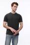 Men's T-Shirt Crew Neck 100% Cotton Anthracite - 7