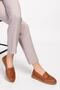 Women's Tan Genuine Leather Loafer Shoes