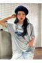 Sand Beach Printed Oversize Unisex T-shirt - 2