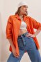 Women's Basic Oversize Shirt P21s110-5260 - 4