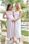 5602 Ecru Maternity Nursing Nightgown - 2