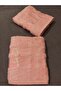 Pack of 2 First Quality Bamboo 50X90 Hand & Face Towels -Pink - 4