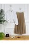 Vd Nce Pleated Leather Skirt