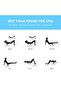 Povit Black Short Foam Roller Foam Roller Rounding Foam Massage Foam Exercise Tool 33 Cm - 4