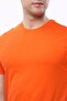Men's T-Shirt Crew Neck 100% Cotton Orange - 2