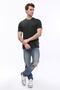 Men's T-Shirt Crew Neck 100% Cotton Anthracite - 5
