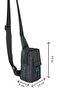 Belgrat Crossbody Bag with Phone Compartment Black Yellow - 5