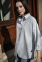 Women's Basic Oversize Shirt P21s110-5260 - 2