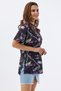 Women's Printed Slit Short Sleeve T-Shirt Y20s110-3124-3 - 3