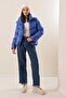 Women's Stand-up Collar Puffer Coat P22w201-3179 - 5