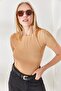 Women's Honey Foam Collar Openwork Knitwear Blouse BLZ-19002226 - 5