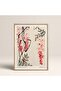 Framed Japanese Style Nanbara Sakujiro Painting 30X40Cm 40X60Cm 50X70Cm Black White Wood Jpn047