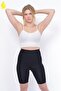 High Waist Firming Shaper Black Premium Shorts - 6