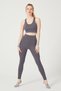 Smoked High Waist Double Pocket Recovery Sports Leggings and Bra Set - 5