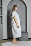 100% Cotton Combed Cotton Short Sleeve Plus Size Mother's Nightgown 160 - 3