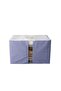 Washable Cotton Home Sweet Home Blue Line Gray Writing Organizer Mega Size Storage 64x64x74cm D76