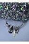 Model Silver Steel Bracelet with Heart Figure - 2