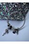 Silver Steel Bracelet with Flamingo Accessory - 2