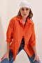 Women's Basic Oversize Shirt P21s110-5260 - 3